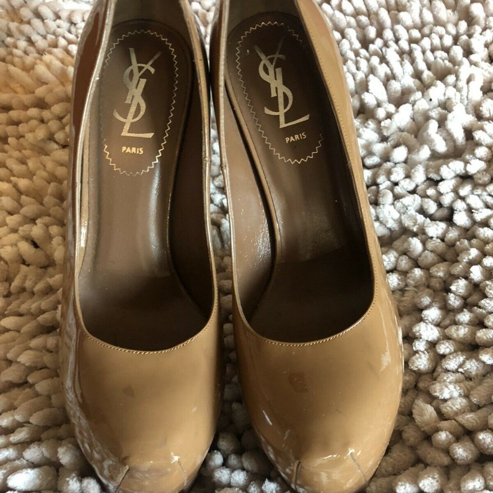 YSL Yves Saint Laurent Pumps Shoes Heels Size 37